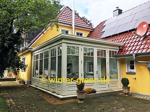 Weiße englische / viktorianische Wintergärten vom Profi