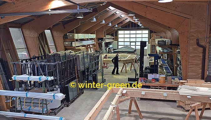 Montage bei Winter-Green