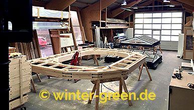 Montage bei Winter-Green